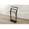 Kingston Brass Freestanding YStyle Towel Rack, Matte Black SCC3300 - alternate 2
